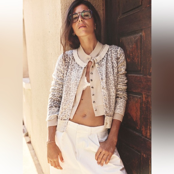 Free People Sweaters - Free People Nocturnal Patterned Cardi